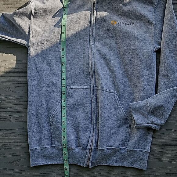 GILDAN heavy duty sentara zip up hoodie new no tags small - Picture 7 of 9